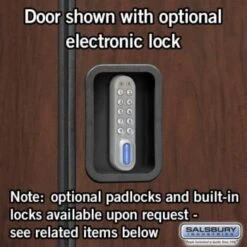 Salsbury Industries® Mahogany Wide-Designer Wood Locker 6 Feet X 18 Inches -Whirlpool Shop 621185 w DetailedProductView5 Lg