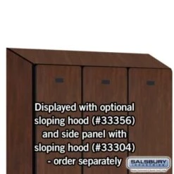 Salsbury Industries® Mahogany Wide-Designer Wood Locker 6 Feet X 18 Inches -Whirlpool Shop 621185 w DetailedProductView7 Lg