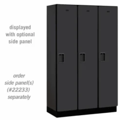 Salsbury Industries® Black Single Tier Designer Wood Locker 6 Feet X 18 Inches 12 Salsbury Industries® Black Single Tier Designer Wood Locker 6 Feet X 18 Inches -Whirlpool Shop 621193 w AlternateImageView Lg