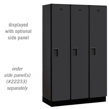 Salsbury Industries® Black Single Tier Designer Wood Locker 6 Feet X 18 Inches 4 Salsbury Industries® Black Single Tier Designer Wood Locker 6 Feet X 18 Inches - Image 2