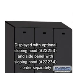 Salsbury Industries® Black Single Tier Designer Wood Locker 6 Feet X 18 Inches 19 Salsbury Industries® Black Single Tier Designer Wood Locker 6 Feet X 18 Inches -Whirlpool Shop 621193 w DetailedProductView7 Lg
