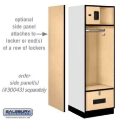 Salsbury Industries® 24 Inch Wide Designer Wood Open Access Locker -Whirlpool Shop 621207 w DetailedProductView1 Lg