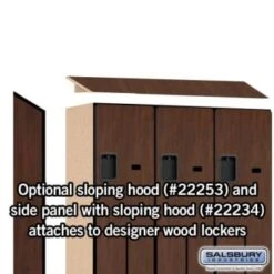 Salsbury Industries® Mahogany-Double Tier S Style-Wood Locker 6 Feet X 18inches 18 Salsbury Industries® Mahogany-Double Tier S Style-Wood Locker 6 Feet X 18inches -Whirlpool Shop 621212 w DetailedProductView6 Lg