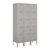 Salsbury Industries® Gray-Five Tier Box-Standard Metal Locker-5 Feet X 12inches -Whirlpool Shop 621215 w MainProductImage Lg