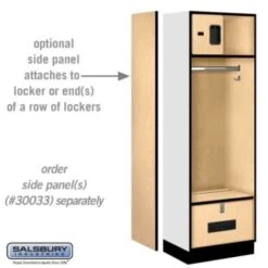 Salsbury Industries® Designer Wood Open Access Locker 6 Feet X 18 Inches 13 Salsbury Industries® Designer Wood Open Access Locker 6 Feet X 18 Inches -Whirlpool Shop 621253 w DetailedProductView1 Lg