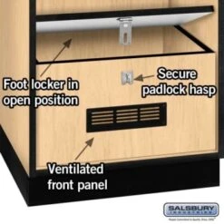 Salsbury Industries® Designer Wood Open Access Locker 6 Feet X 18 Inches 14 Salsbury Industries® Designer Wood Open Access Locker 6 Feet X 18 Inches -Whirlpool Shop 621253 w DetailedProductView2 Lg