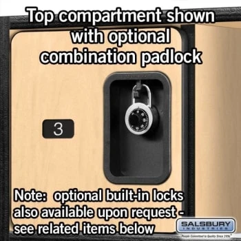 Salsbury Industries® Designer Wood Open Access Locker 6 Feet X 18 Inches 8 Salsbury Industries® Designer Wood Open Access Locker 6 Feet X 18 Inches - Image 6
