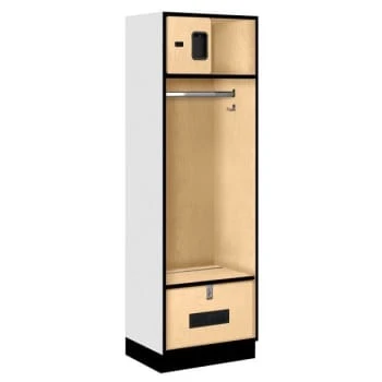 Salsbury Industries® Designer Wood Open Access Locker 6 Feet X 18 Inches 3 Salsbury Industries® Designer Wood Open Access Locker 6 Feet X 18 Inches