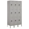Salsbury Industries® Gray-Triple Tier-Standard Metal Locker 6 Feet X 18inches 1 Salsbury Industries® Gray-Triple Tier-Standard Metal Locker 6 Feet X 18inches -Whirlpool Shop 621354 w MainProductImage Lg