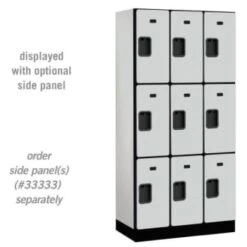Salsbury Industries® Gray- Triple Tier Designer Wood Locker 6 Feet X 18 Inches 12 Salsbury Industries® Gray- Triple Tier Designer Wood Locker 6 Feet X 18 Inches -Whirlpool Shop 621366 w AlternateImageView Lg