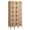 Salsbury Industries® Six Tier Box-Tan-Vented Metal Locker 6 Feet X 15 Inches -Whirlpool Shop 621399 w MainProductImage Lg