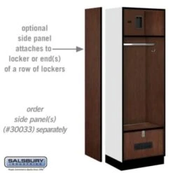 Salsbury Industries® Mahogany Designer Wood Open Access Locker 6feet X 18inches 13 Salsbury Industries® Mahogany Designer Wood Open Access Locker 6feet X 18inches -Whirlpool Shop 621415 w DetailedProductView1 Lg