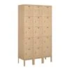 Salsbury Industries® Tan- Five Tier Box Style-Metal Locker 5 Feet X 12inches -Whirlpool Shop 621419 w MainProductImage Lg