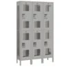 Salsbury Industries® 6 Ft. X 15 In. 2-Tier Vented Locker (Gray) 2 Salsbury Industries® 6 Ft. X 15 In. 2-Tier Vented Locker (Gray) -Whirlpool Shop 621435 w MainProductImage Lg