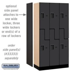 Salsbury Industries® Black-Double Tier S Style-Wood Locker 6 Feet X 18 Inches 13 Salsbury Industries® Black-Double Tier S Style-Wood Locker 6 Feet X 18 Inches -Whirlpool Shop 621437 w DetailedProductView1 Lg