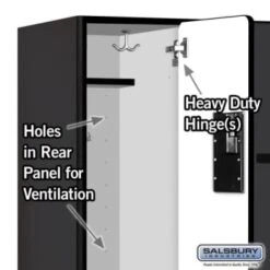 Salsbury Industries® Black-Double Tier S Style-Wood Locker 6 Feet X 18 Inches 15 Salsbury Industries® Black-Double Tier S Style-Wood Locker 6 Feet X 18 Inches -Whirlpool Shop 621437 w DetailedProductView3 Lg