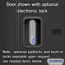 Salsbury Industries® Black-Double Tier S Style-Wood Locker 6 Feet X 18 Inches 17 Salsbury Industries® Black-Double Tier S Style-Wood Locker 6 Feet X 18 Inches -Whirlpool Shop 621437 w DetailedProductView5 Lg