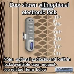 Salsbury Industries® Tan Six Tier Box Vented Metal Locker 6 Feet X 12 Inches 11 Salsbury Industries® Tan Six Tier Box Vented Metal Locker 6 Feet X 12 Inches -Whirlpool Shop 621438 w DetailedProductView4 Lg