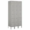 Salsbury Industries® Gray-12 Inch-Standard Metal Locker 6 Feet High X 15 Inches -Whirlpool Shop 621451 w MainProductImage Lg