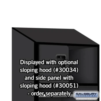 Salsbury Industries® Black-Designer Wood Open Access Locker 6 Feet X 18 Inches 11 Salsbury Industries® Black-Designer Wood Open Access Locker 6 Feet X 18 Inches - Image 9