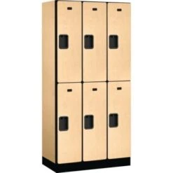 Salsbury Industries® Designer Two Tier Wood Locker, Maple, 3-Wide 5 Salsbury Industries® Designer Two Tier Wood Locker, Maple, 3-Wide -Whirlpool Shop 735156 V PT Lg