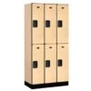 Salsbury Industries® Designer Two Tier Wood Locker, Maple, 3-Wide 2 Salsbury Industries® Designer Two Tier Wood Locker, Maple, 3-Wide -Whirlpool Shop 735156 w MainProductImage Lg