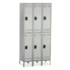 Safco® Gray Steel Double-Tier Two-Tone 3-Column Locker With Leg 78 X 36 X 18inch 1 Safco® Gray Steel Double-Tier Two-Tone 3-Column Locker With Leg 78 X 36 X 18inch -Whirlpool Shop 738880 w MainProductImage BUS Lg