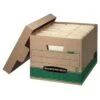 Bankers Box® Fastfold Stor/file Kraft/green Letter/legal Storage Box, Case Of 12
