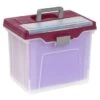 Office Depot® Clear/burgundy Large Mobile File Box 2 Office Depot® Clear/burgundy Large Mobile File Box -Whirlpool Shop 739612 w MainProductImage BUS Lg