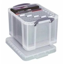 Really Useful Boxes® 32 Liter Clear Plastic Storage Box