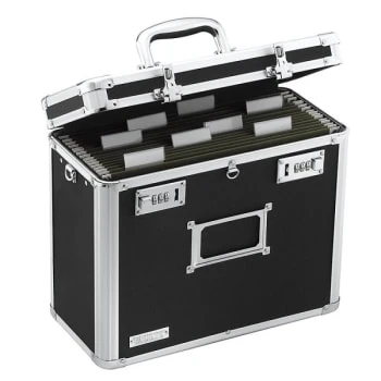 Vaultz® Black Polyvinyl Chloride Locking File Tote 3 Vaultz® Black Polyvinyl Chloride Locking File Tote