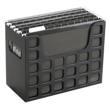 Oxford™ Decoflex Black Plastic File Holder 3 Oxford™ Decoflex Black Plastic File Holder