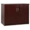 Lorell® Mahogany Essentials Storage Cabinet 36 Inch W -Whirlpool Shop 739708 w MainProductImage BUS Lg