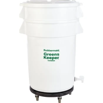 Rubbermaid 32 Gallon Vegetable Crisper Container W/ Lid And Dolly 3 Rubbermaid 32 Gallon Vegetable Crisper Container W/ Lid And Dolly