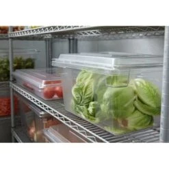 Rubbermaid 16.625 Gallon Polycarbonate Food Storage Box (Clear) (6-Pack) -Whirlpool Shop 745884 w DetailedProductView3 Lg