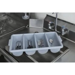 Rubbermaid 4-Compartment Plastic Cutlery Bin (Gray) (12-Pack) 9 Rubbermaid 4-Compartment Plastic Cutlery Bin (Gray) (12-Pack) -Whirlpool Shop 745896 w DetailedProductView2 Lg