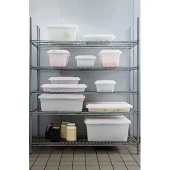 Rubbermaid 5 Gallon 18 X 12 X 9 In Polyethylene Food Storage Box (6-Pack) 5 Rubbermaid 5 Gallon 18 X 12 X 9 In Polyethylene Food Storage Box (6-Pack) - Image 3