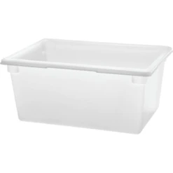 Rubbermaid 16.625 Gallon Polyethylene Food Storage Box (White) (6-Pack)