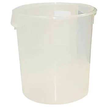 Rubbermaid 22 Qt Polypropylene Round Food Storage Container (Clear) (6-Pack) 4 Rubbermaid 22 Qt Polypropylene Round Food Storage Container (Clear) (6-Pack) - Image 2