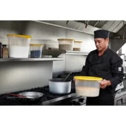 Rubbermaid 22 Qt Polypropylene Round Food Storage Container (Clear) (6-Pack) 10 Rubbermaid 22 Qt Polypropylene Round Food Storage Container (Clear) (6-Pack) -Whirlpool Shop 745925 w DetailedProductView4 Lg