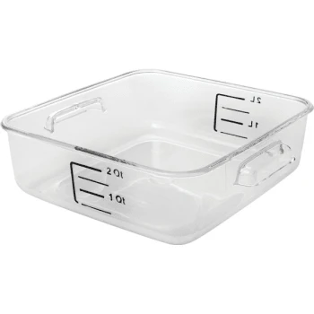 Rubbermaid 2 Qt Polycarbonate Square Storage Container (12-Pack) 3 Rubbermaid 2 Qt Polycarbonate Square Storage Container (12-Pack)