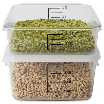 Rubbermaid 2 Qt Polycarbonate Square Storage Container (12-Pack) 5 Rubbermaid 2 Qt Polycarbonate Square Storage Container (12-Pack) - Image 3