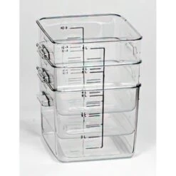 Rubbermaid 6 Qt Polycarbonate Square Food Storage Container (Clear) (12-Pack) 11 Rubbermaid 6 Qt Polycarbonate Square Food Storage Container (Clear) (12-Pack) -Whirlpool Shop 745930 w DetailedProductView3 Lg