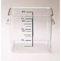 Rubbermaid 6 Qt Polycarbonate Square Food Storage Container (Clear) (12-Pack) 12 Rubbermaid 6 Qt Polycarbonate Square Food Storage Container (Clear) (12-Pack) -Whirlpool Shop 745930 w DetailedProductView4 Lg