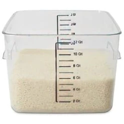 Rubbermaid 12 Qt Polycarbonate Square Food Storage Container W/ Liter (6-Pack) -Whirlpool Shop 745932 w DetailedProductView1 Lg