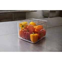 Rubbermaid 12 Qt Polycarbonate Square Food Storage Container W/ Liter (6-Pack) -Whirlpool Shop 745932 w DetailedProductView3 Lg