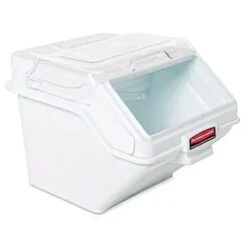 Rubbermaid Prosave 12.6 Gallon Shelf Ingredient Storage Bin W/ 2-Cup Scoop -Whirlpool Shop 745945 w DetailedProductView4 Lg