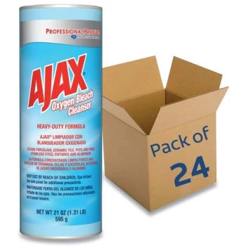 Ajax® Ajax 21 Oz Heavy-Duty Oxygen Bleach Powder Cleanser (24-Carton) 6 Ajax® Ajax 21 Oz Heavy-Duty Oxygen Bleach Powder Cleanser (24-Carton) - Image 4