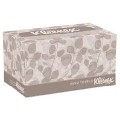 Kleenex Hand Towels, Pop-Up Box, Cloth, 9 X 10 ½, 120/Box, 18 Boxes/Carton