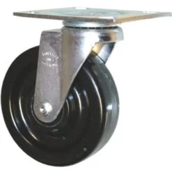 Rubbermaid 5 Inch Swivel Plate Caster W/hardware For Rubbermaid Tilt Truck